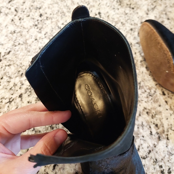 COACH Juliet Mid-Heel Ankle Boots, Size 7 - Picture 7 of 16